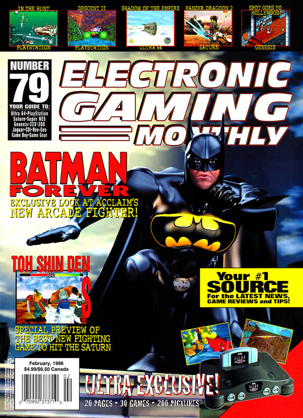 Electronic Gaming Monthly Issue 79 (February 1996) cover